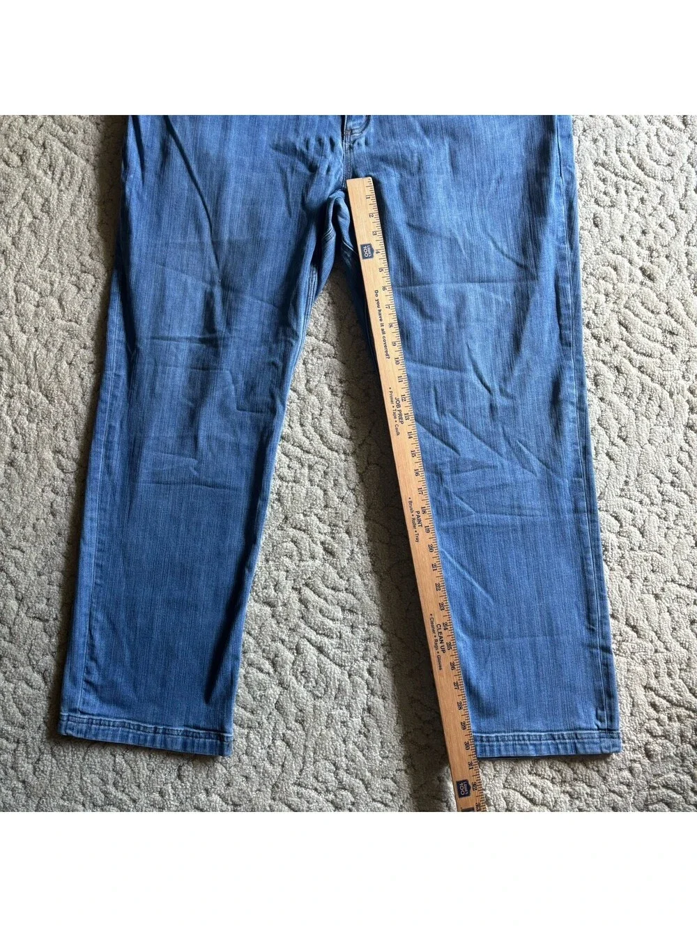 Duluth Trading Ballroom Double Flex Jeans Mens 42x32 Relaxed Standard Fit Denim